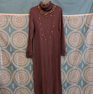 Maxi sweater dress